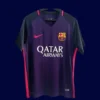 Barcelona Away Retro Jersey 1617 A - KFCool – Football Jerseys & Soccer Kits Store Barcelona 16-17 Retro Away Front dark replica match-ready jersey