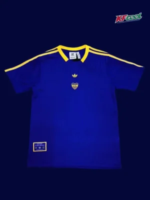 Boca Junior  Blue Retro Style Jersey  25/26 fans version