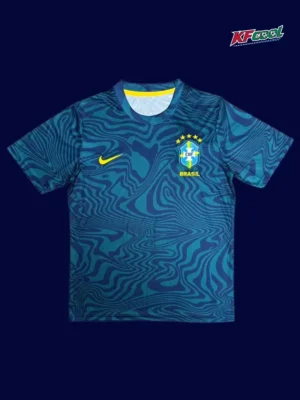 Brazil Green Black Training shirts 25/26 Fans Version