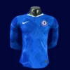 Chelsea 25/26 Home Long Sleeve Front Player Version blue jersey
