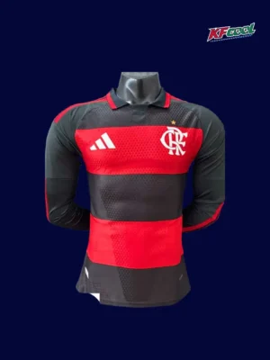 Flamengo Home Long Sleeve Jersey 26/27 Player Version