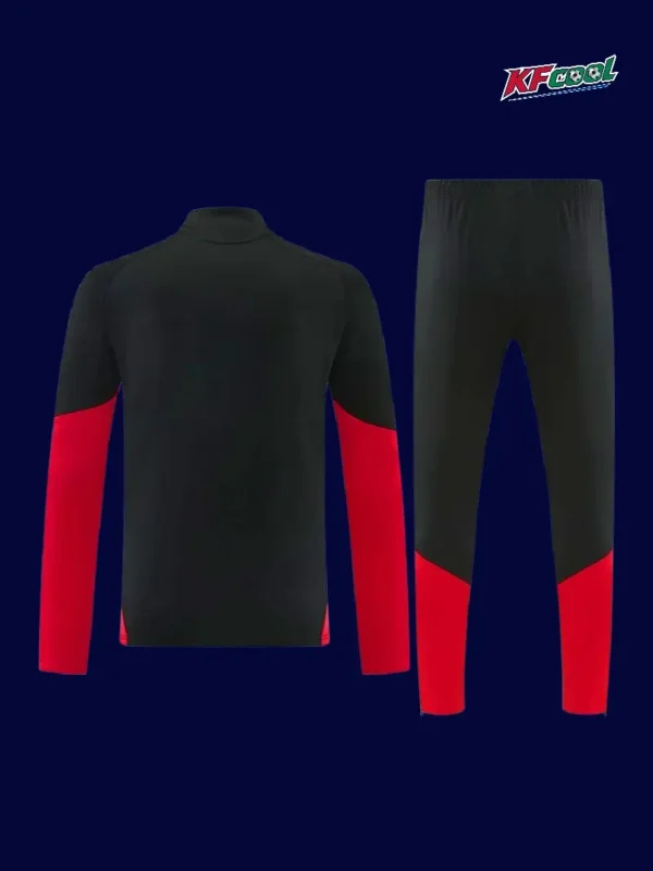 Germany Black Half Pull Tracksuit 2627B - KFCool – Football Jerseys & Soccer Kits Store