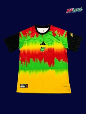 Jamaica Yellow Red Training shirts 26/27 Fans Version