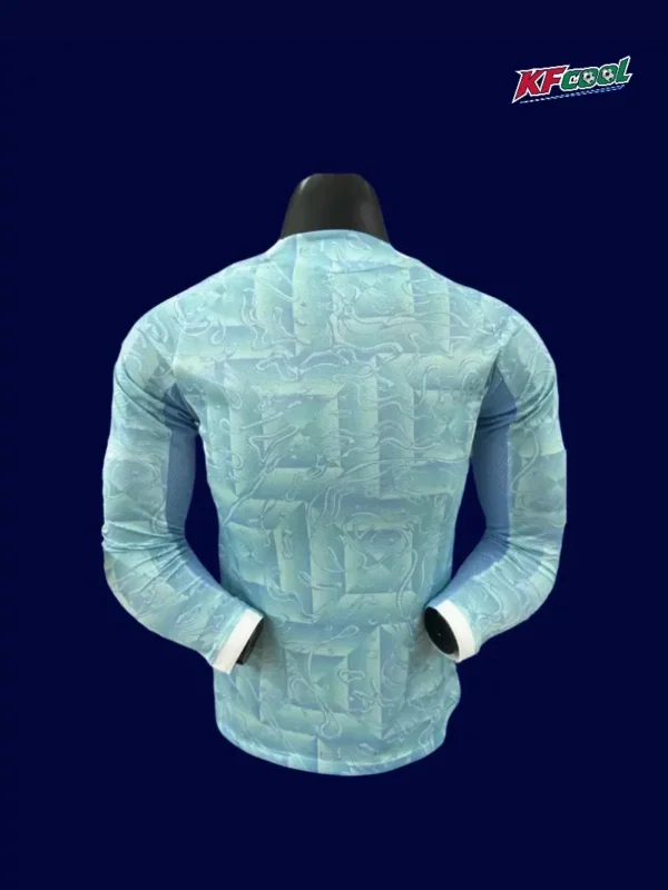 Juventus 2526 Away Long Sleeve Player Back clear number back