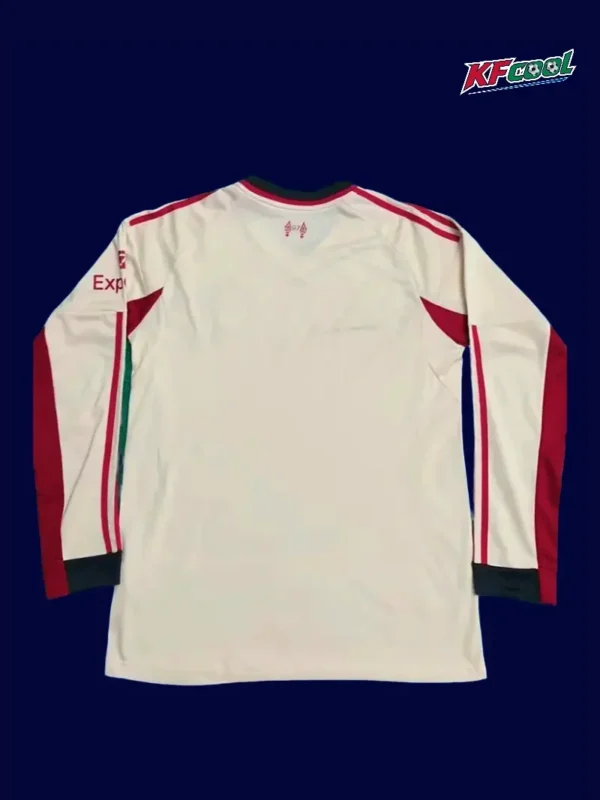 Liverpool Away Long Sleeve 25/26 Fans Version Back