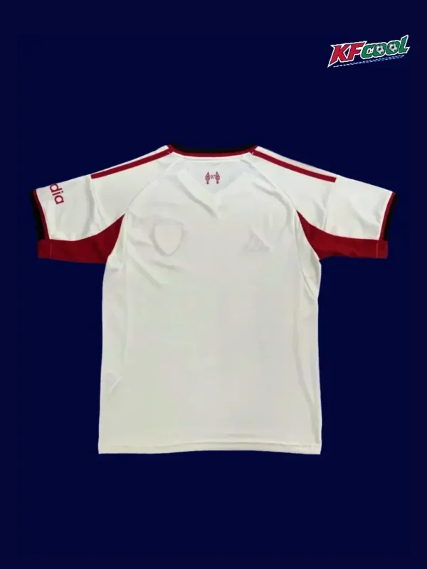 Liverpool Away White Jersey 25/26 Fans Version Back