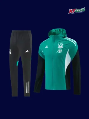 Liverpool Green Hoodie Tracksuit 26/27