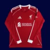 Liverpool Home Red Long Sleeve 25/26 Fans Version Front