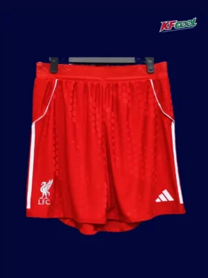 Liverpool Home Red Shorts 25/26 Player Version Front