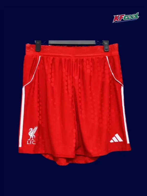 Liverpool Home Red Shorts 25/26 Player Version Front