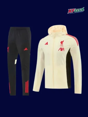 Liverpool Khaki Hoodie Tracksuit 26/27