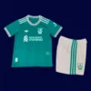 Liverpool Third Green Kids Kit 25/26 Player Version Front
