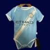 Man City 25/26 Home Baby Bodysuit Front Image