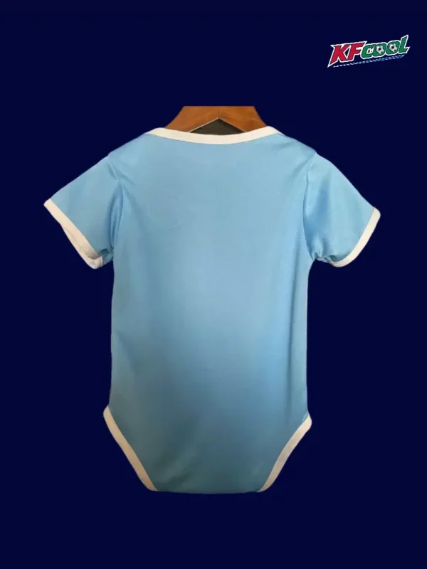 Man City 25/26 Home Baby Bodysuit Back Photo