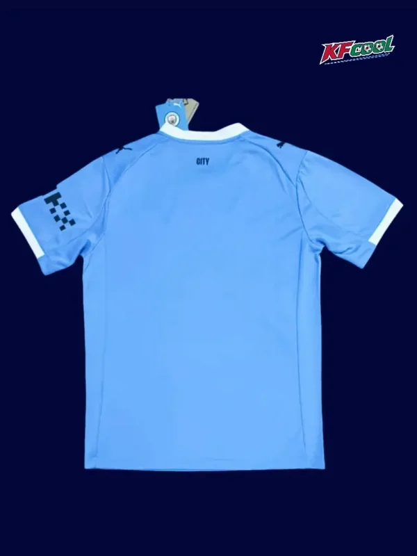 Man City 25/26 Home Fans Jersey Back View