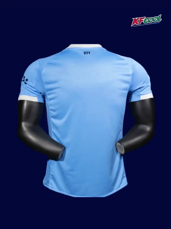 Man City 25/26 Home Player Version Jersey Back Photo