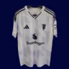 ManU 25/26 Away White Fans Front, casual fan-fit, customizable