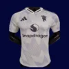 ManU 25/26 Away White Jersey Player Front, lightweight, player cut