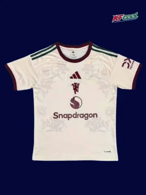 Manchester United Beige Special Edition Jersey 26/27 Fans Version