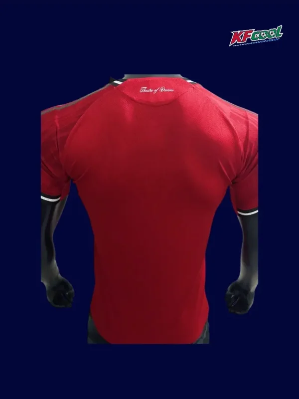 ManU 25/26 Home Red Jersey Player Version Back, number-ready, player cut