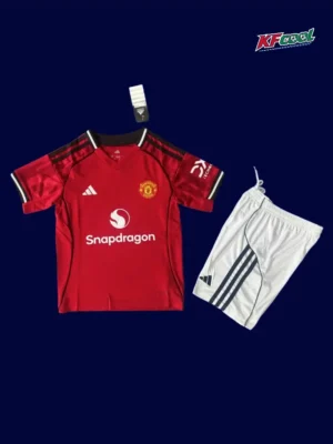 ManU 25/26 Kids Home Red Fans Front, kid fan-fit, comfy