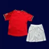 ManU 25/26 Kids Home Red Player Back, number area, youth sizes