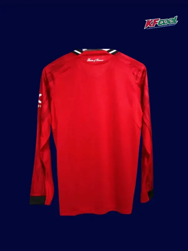 ManU 25/26 Home Red Jersey Player Version Back, number-ready, player cut