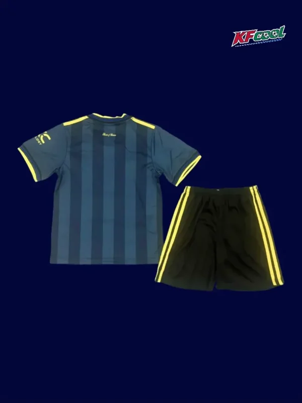 ManU 25/26 Kids Third Fans Back, flat rear, parent-child match