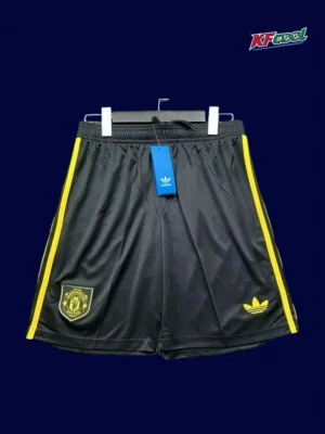 Manchester United Third Shorts Pants 2526 Fans Version A - KFCool – Football Jerseys & Soccer Kits Store ManU 25/26 Third Shorts Fans Front, casual shorts, fan kit