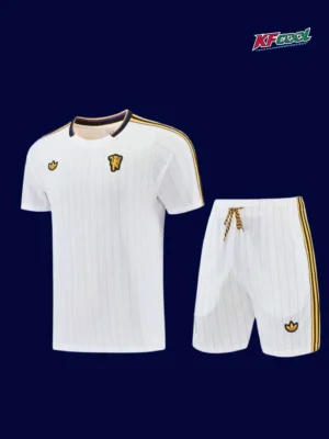 Manchester United White Training Short Suit 26/27