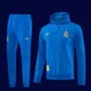 Real Madrid Fancy blue Hoodie Tracksuit 2627A - KFCool – Football Jerseys & Soccer Kits Store