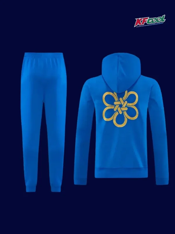 Real Madrid Fancy blue Hoodie Tracksuit 2627B - KFCool – Football Jerseys & Soccer Kits Store