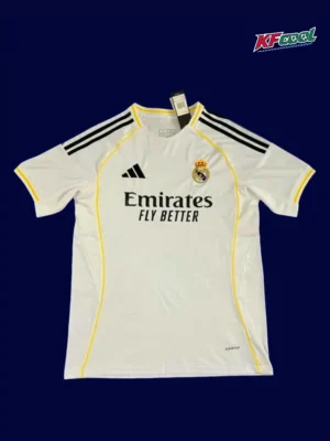 Real Madrid Home Front Fans 25/26 White Jersey