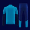 Spain Lake blue Half Pull Tracksuit 2627B - KFCool – Football Jerseys & Soccer Kits Store