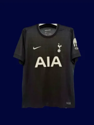 Tottenham 25/26 Away Jersey Fans Black Front replica.