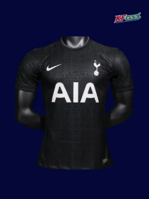 Tottenham Away Black Jersey 25/26 Player Version