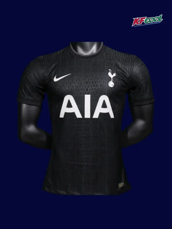 Tottenham Away Black Jersey 2526 Player Version A - KFCool – Football Jerseys & Soccer Kits Store