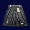 Tottenham 25/26 Away Shorts Fans Black Front replica.