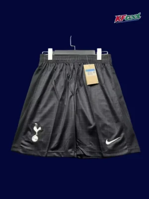 Tottenham 25/26 Away Shorts Fans Black Front replica.