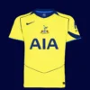 Tottenham 25/26 Third Yellow Fans Front replica bright kit.
