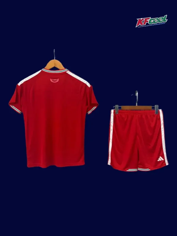 Wales Home Kids kits 2627 Fans Version1 - KFCool – Football Jerseys & Soccer Kits Store