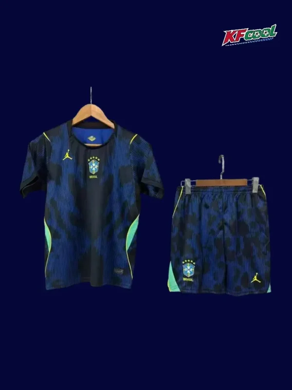 Brazil Away Kids kits 2627 Fans Version1 - KFCool – Football Jerseys & Soccer Kits Store