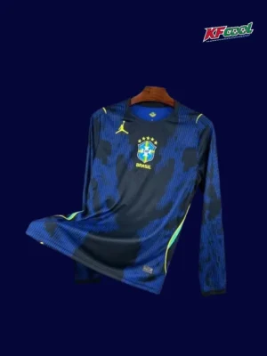 Brazil Away Long Sleeve Jersey 26/27 Fans Version