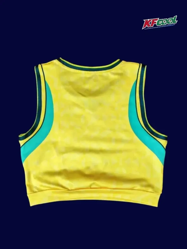 Brazil Home Women 2627 Yoga Vest2 - KFCool – Football Jerseys & Soccer Kits Store