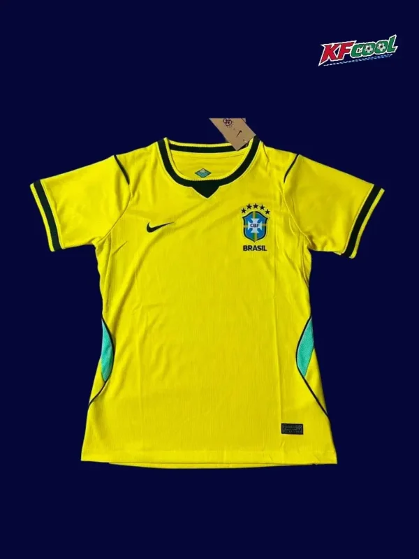 Brazil Home Women Jersey 2627 Fans Version1 - KFCool – Football Jerseys & Soccer Kits Store