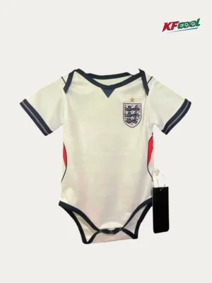 England Home White Babysuit Infant Crawl 2627A England Home White Babysuit Infant Crawl 26/27