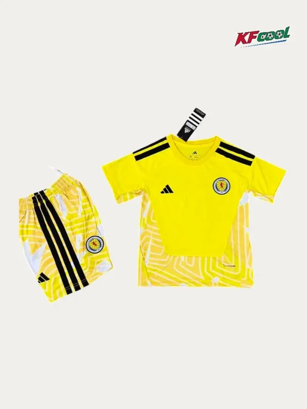 Scotland Yellow Goalkeeper Kids kits 2627A - KFCool – Football Jerseys & Soccer Kits Store