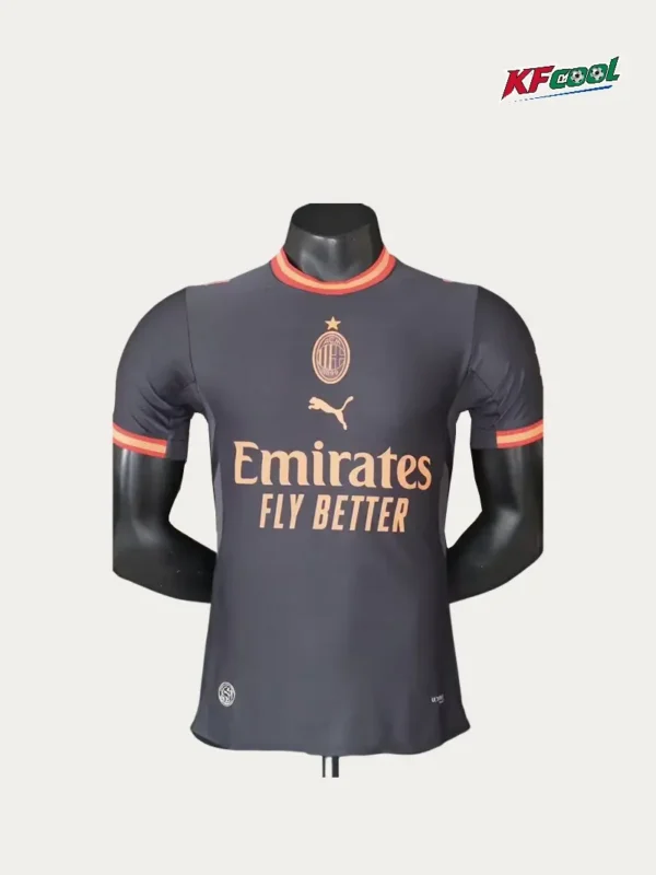AC Milan Black Jersey 2627 Player Version1 - KFCool – Football Jerseys & Soccer Kits Store