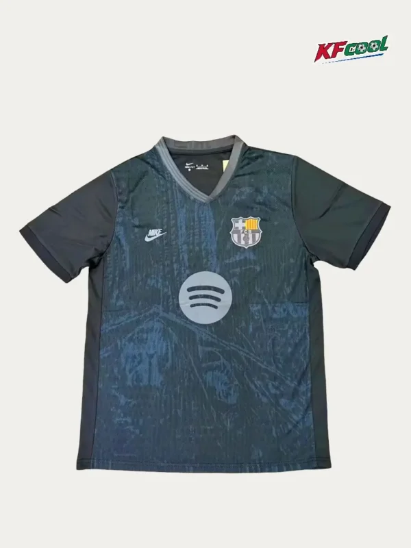Barcelona Black Training Shirts 2627 Fans Version1 - KFCool – Football Jerseys & Soccer Kits Store