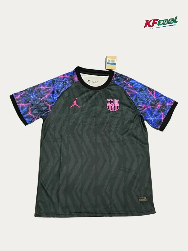 Barcelona Black Training Shirts 2627 Fans VersionPink JD Label1 - KFCool – Football Jerseys & Soccer Kits Store